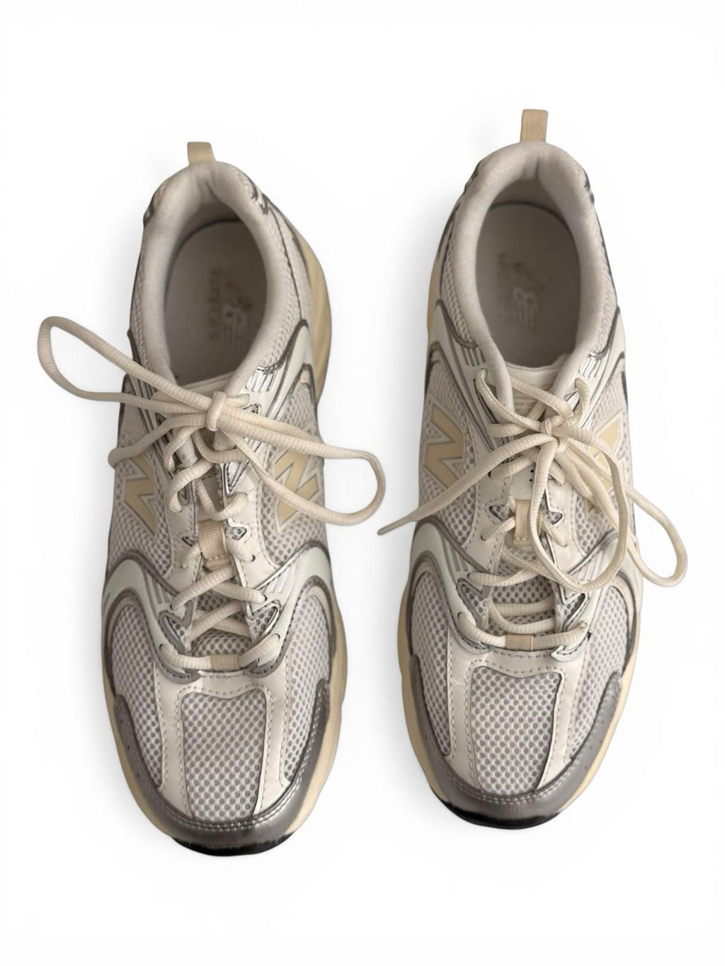 Women's New Balance 530 Casual Shoes Silver Metallic/Linen U530ESB 901 - view 2
