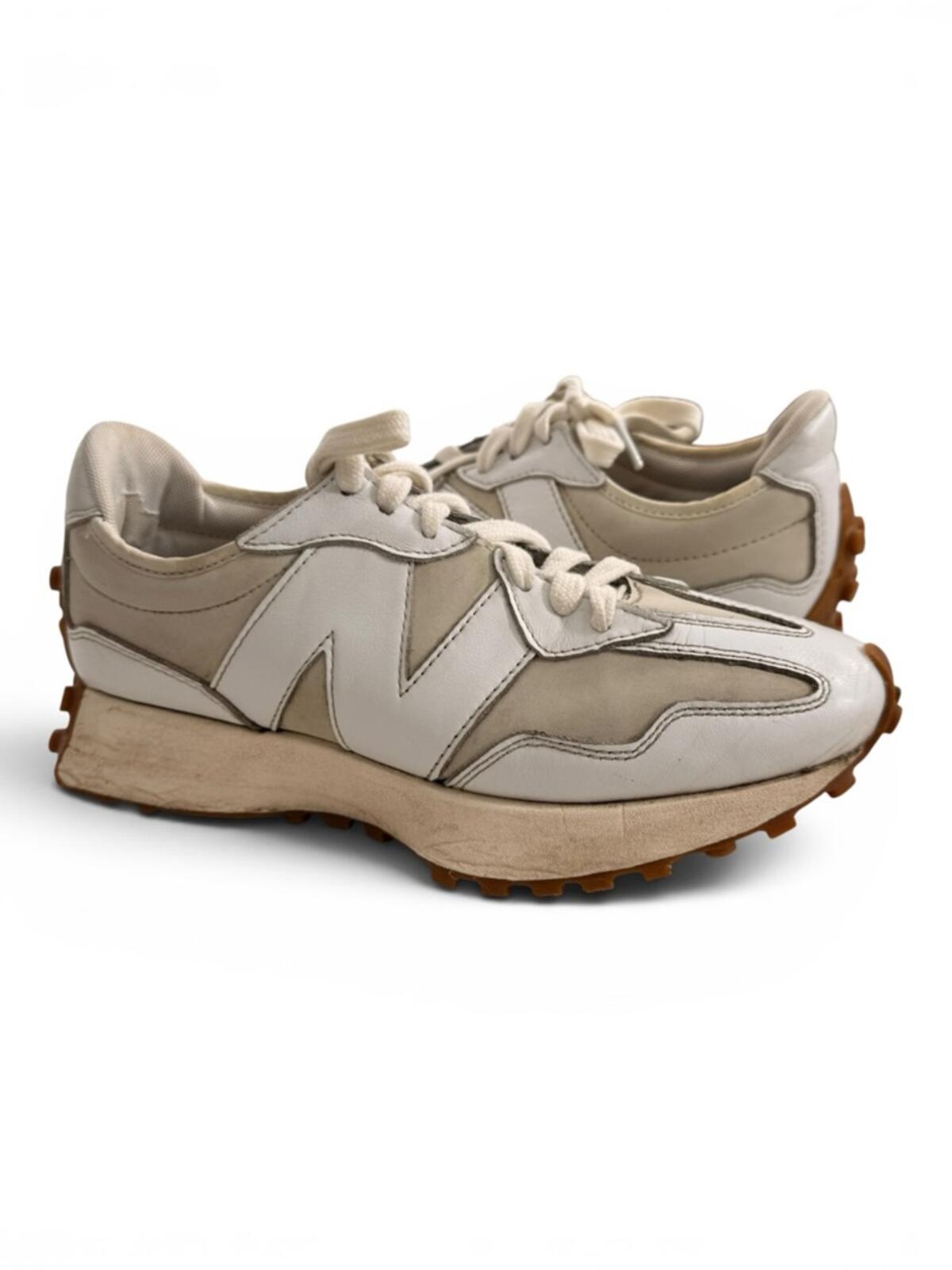 New Balance 327 White Moonbeam Gum Sneakers Size 7.5 Womens - view 2