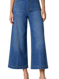 Spanx Petite Wide Leg Jeans Women's M Medium Vintage Indigo Pull-On High Rise