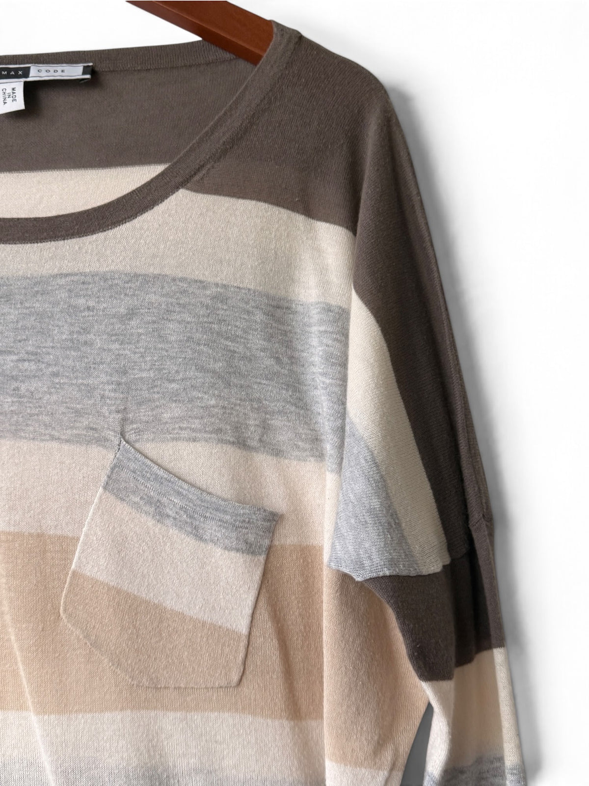 Sportmax Code striped dolman top photo