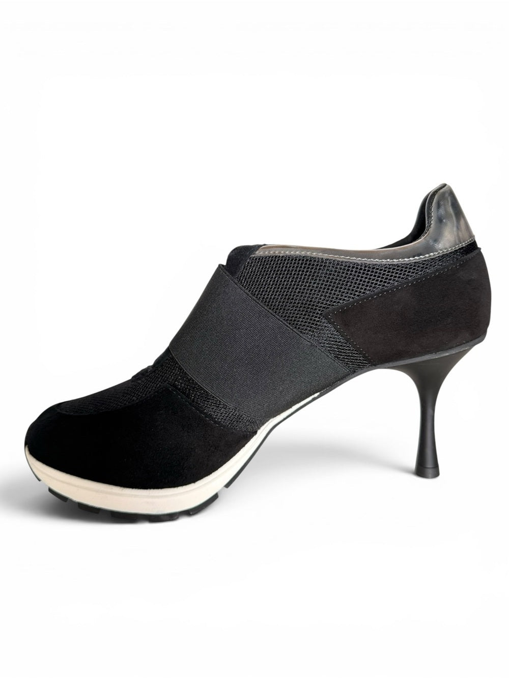 Sneex The Icon Black Hybrid Sneaker Heels Women's Size 9 Luxury Shoes NWOT - view 4
