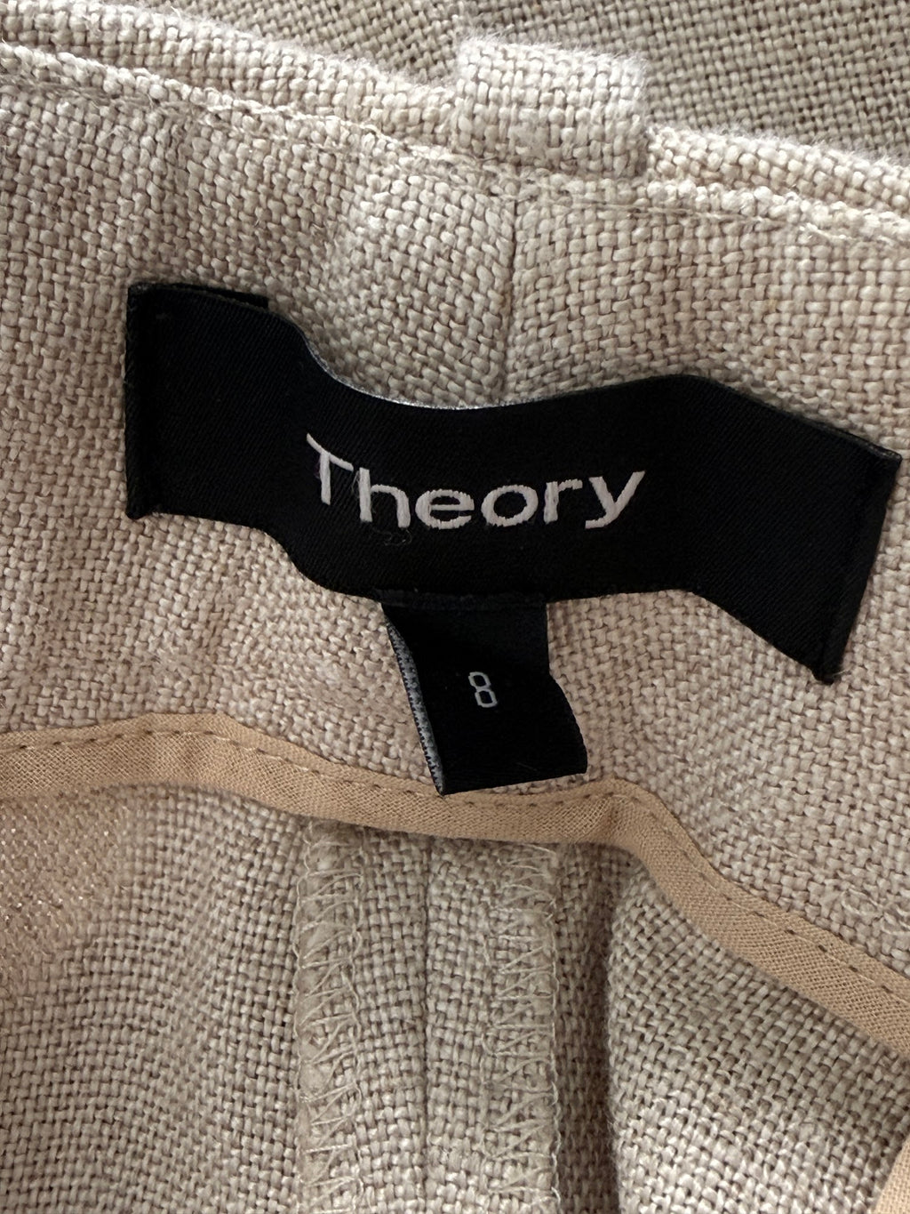 Theory label size 8