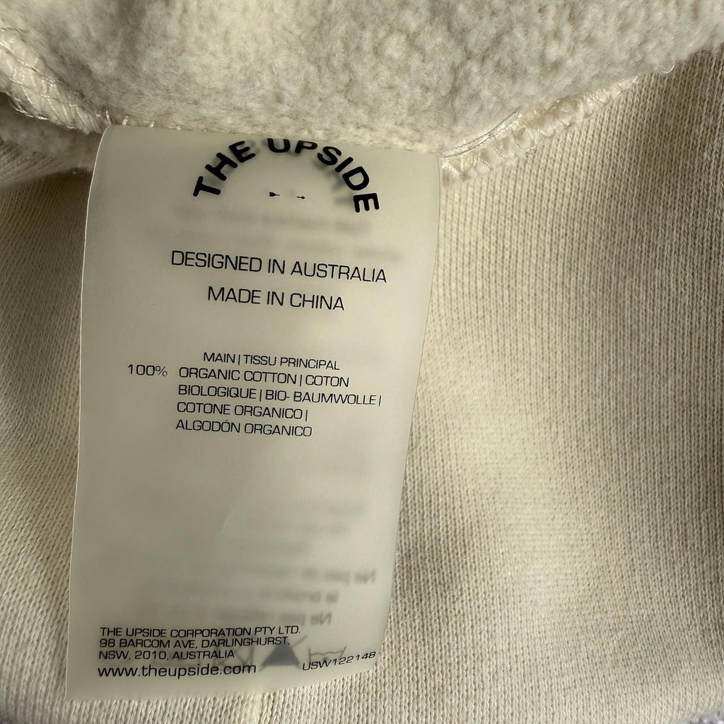The Upside Dana Hoodie Women Small Natural Ivory Organic Cotton Oversize Sweater - view 13
