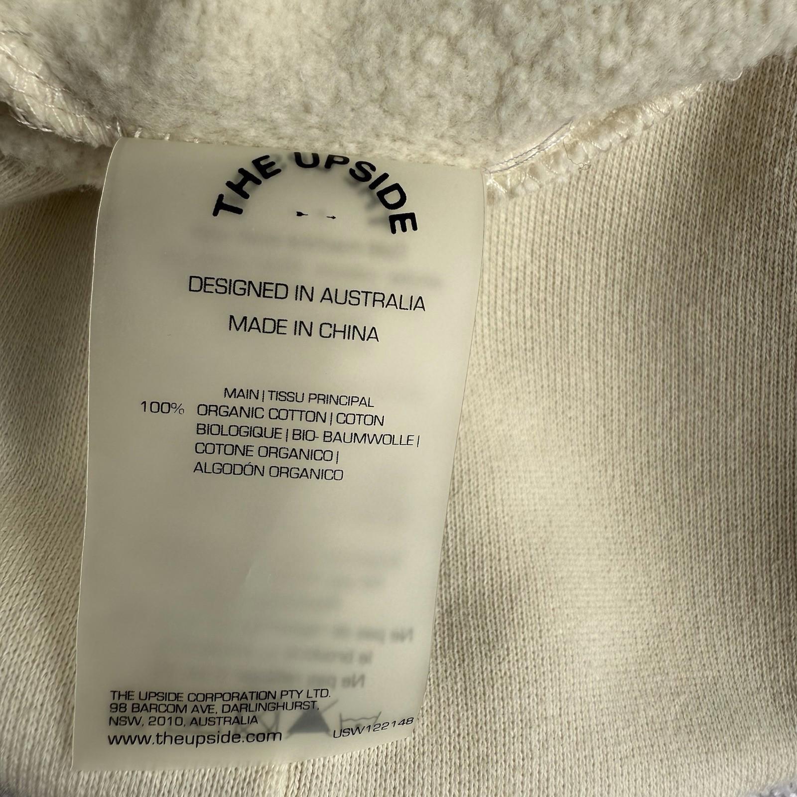 The Upside Dana Hoodie Women Small Natural Ivory Organic Cotton Oversize Sweater - view 13