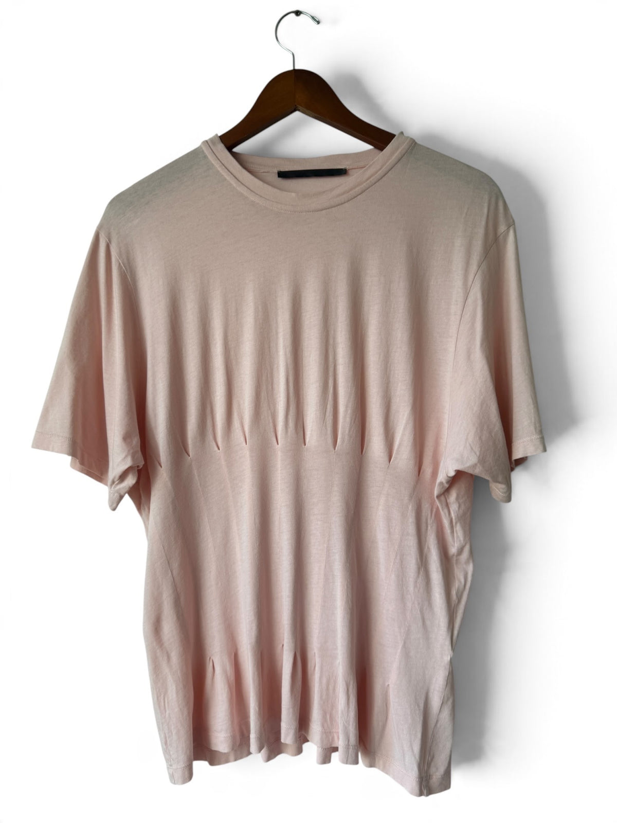 Haider Ackermann pale pink t-shirt front