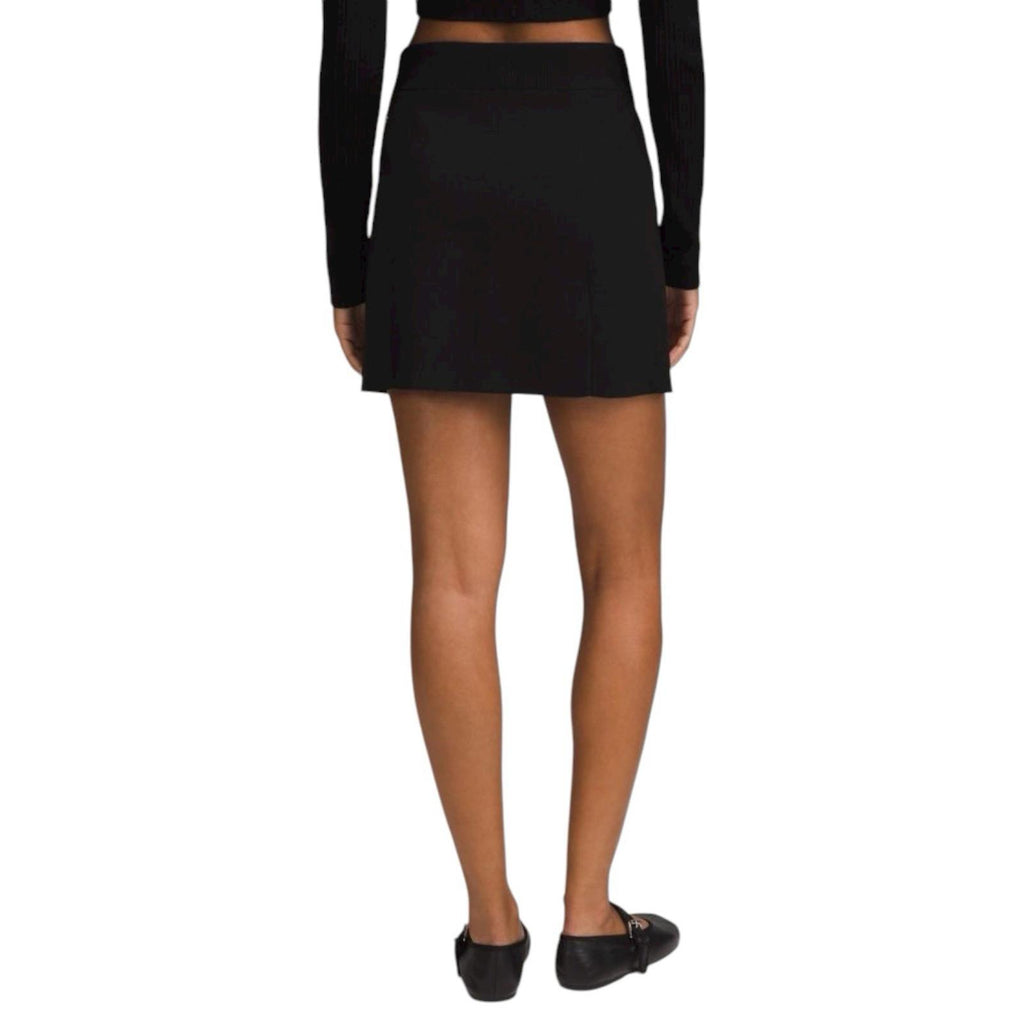 Lululemon Ribbed-Knit Mini Skirt Black NWT Size Small High Rise Stretch Casual - view 3