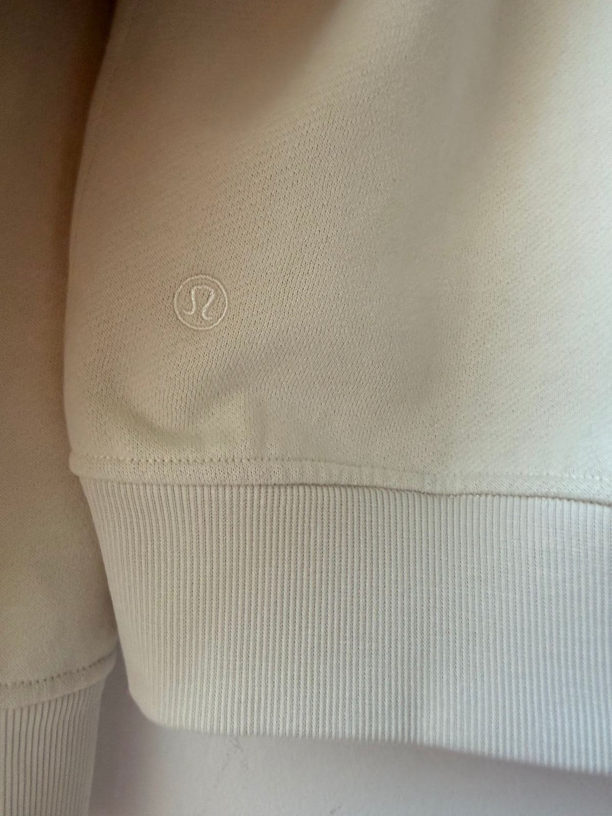 Lululemon Light Ivory Oversized Crewneck Sweatshirt Women’s Small US6