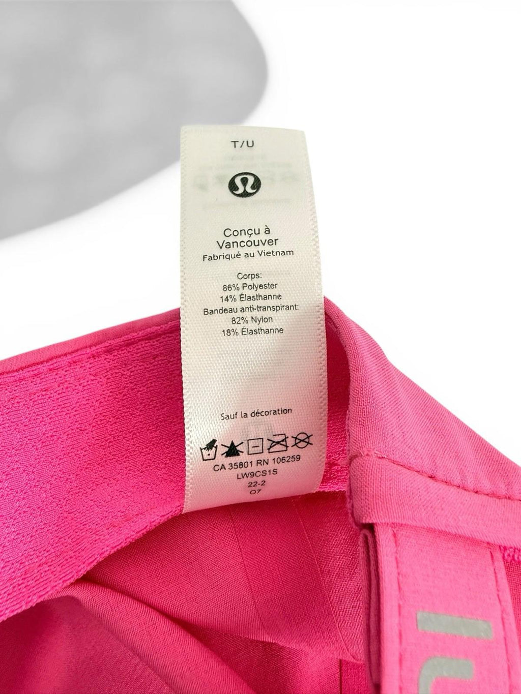 Lululemon Fast and Free Running Hat Women's Small Medium Sonic Pink Swift Cap - view 7
