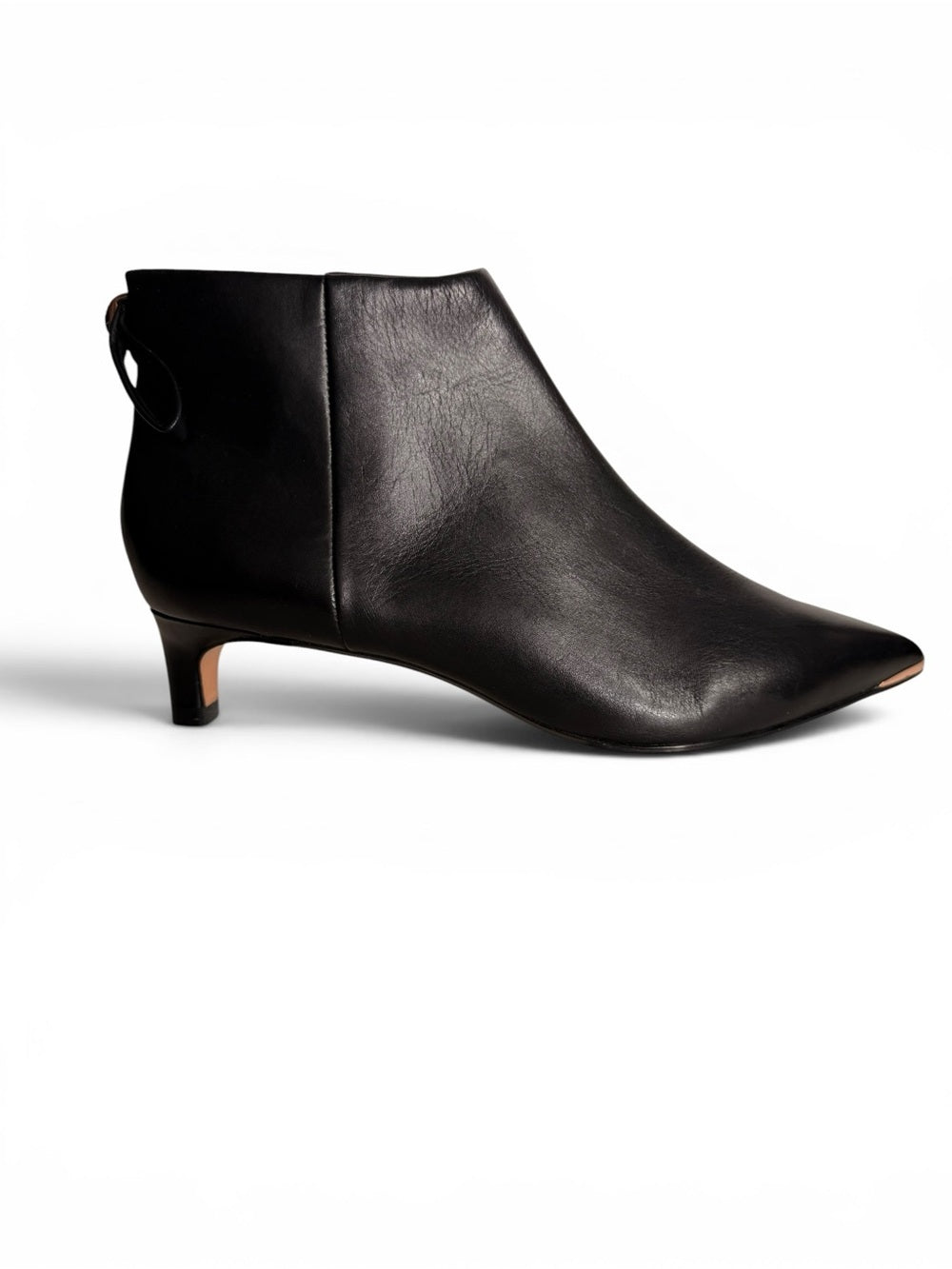Ted Baker Amaedi Leather Kitten Heel Ankle Boots Black Women's 39 US 8.5 - view 4