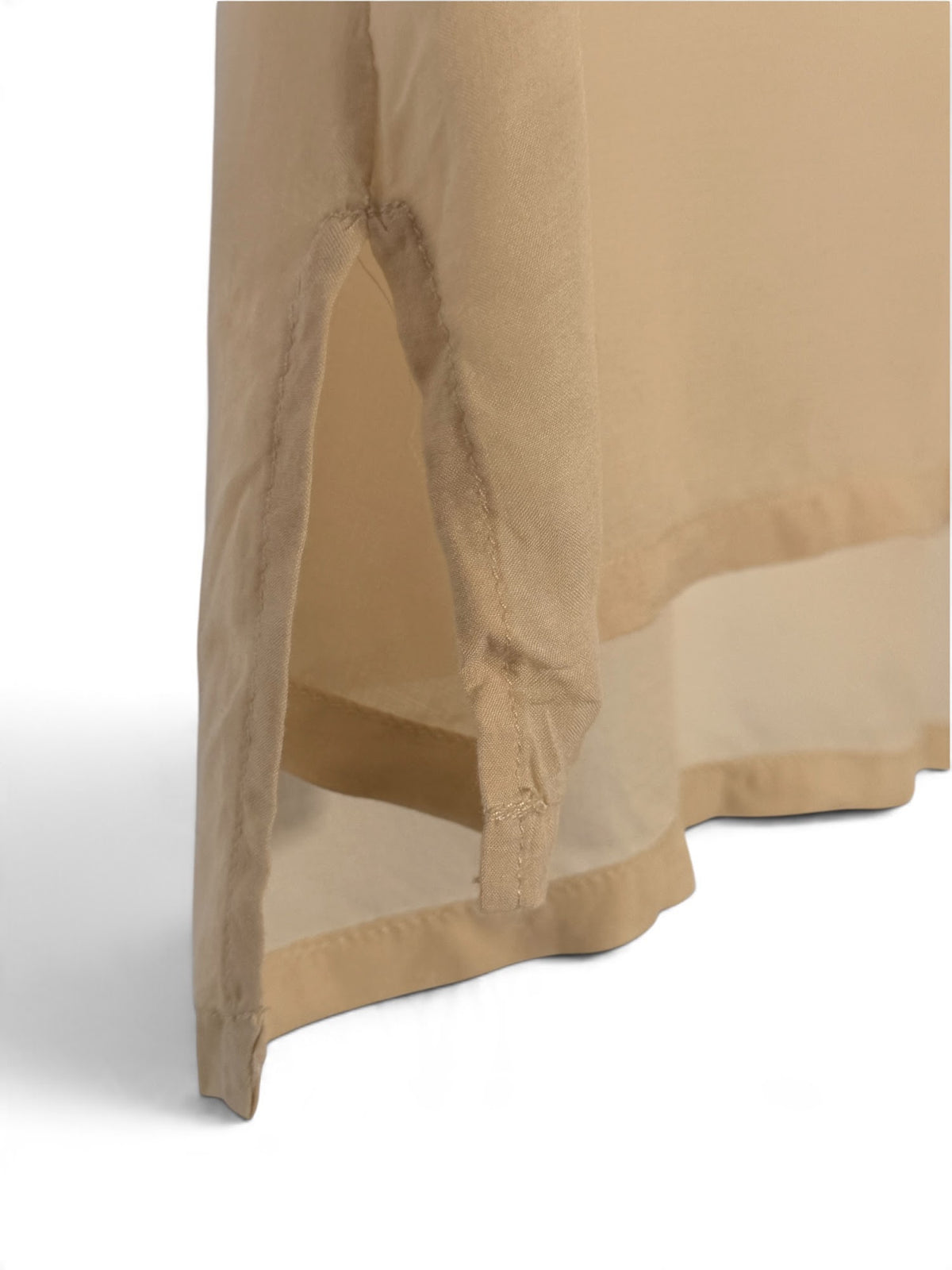 James Perse tee side vent detail