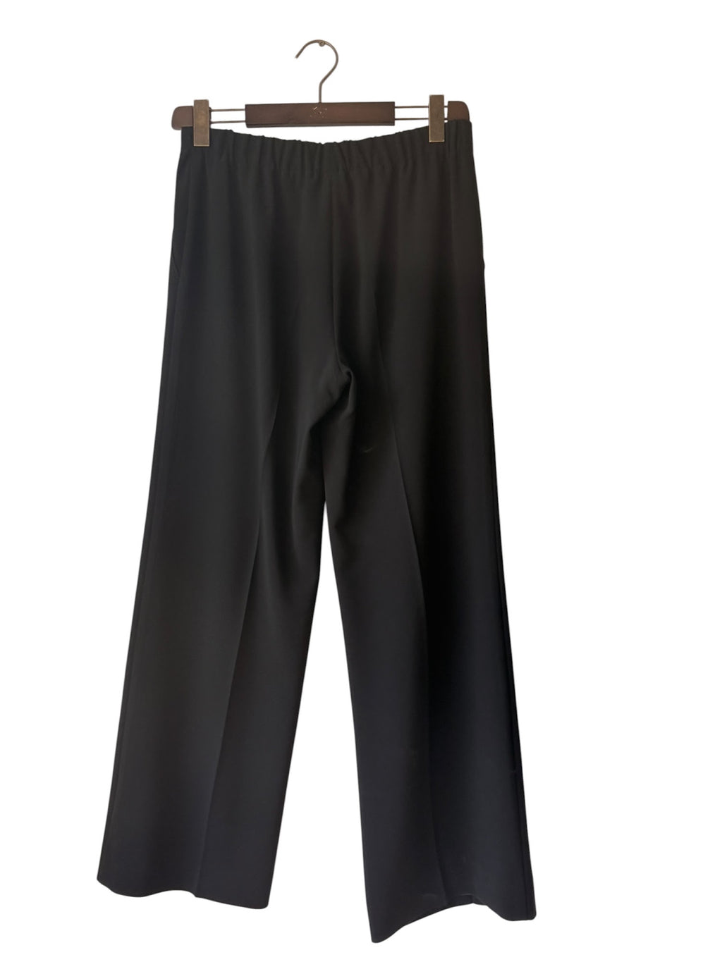 St. John Black Wide Leg Tailored Dress Pants Trousers Size 6