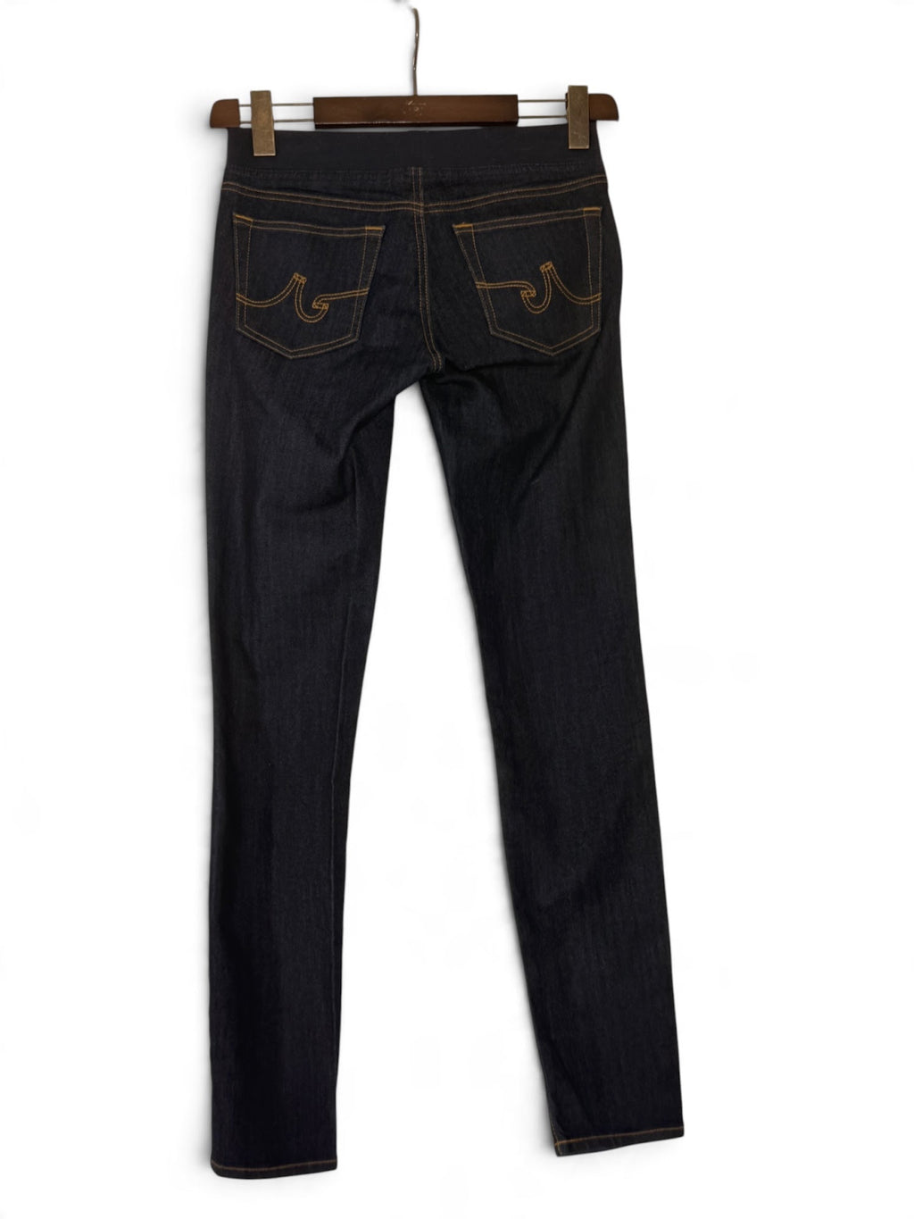 AG skinny jeans back pockets