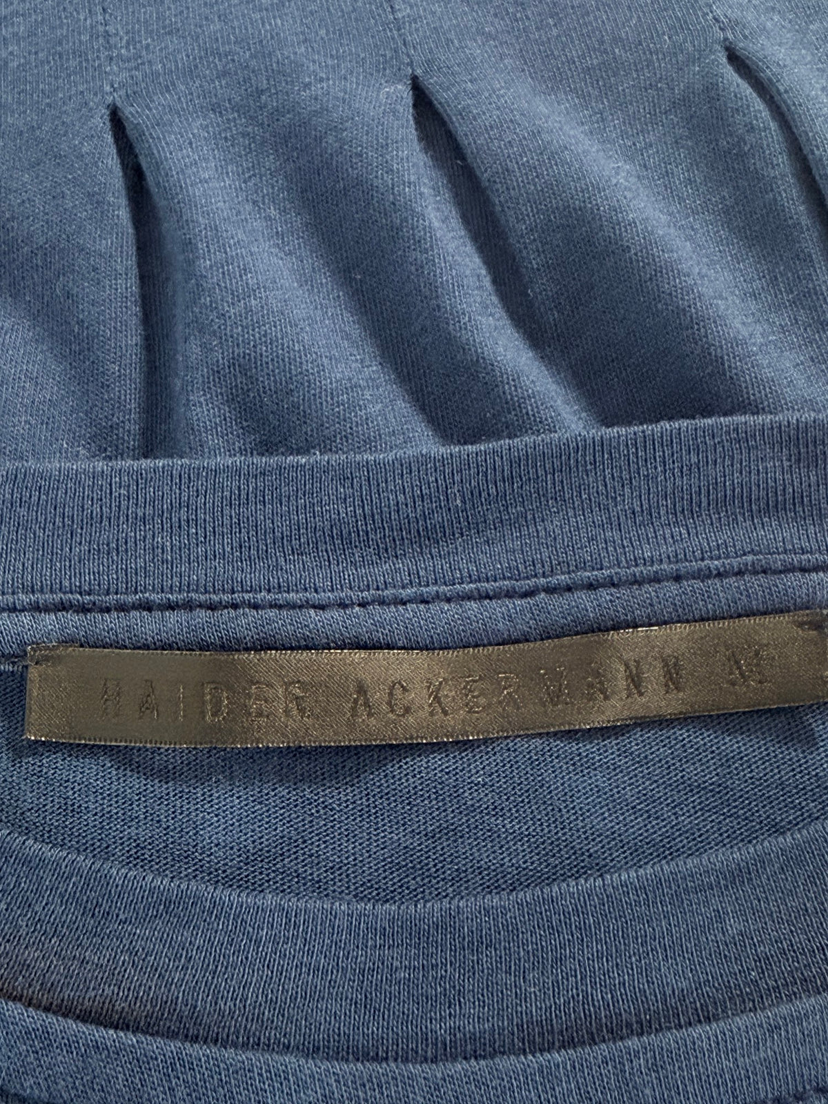 Haider Ackermann darted hem detail