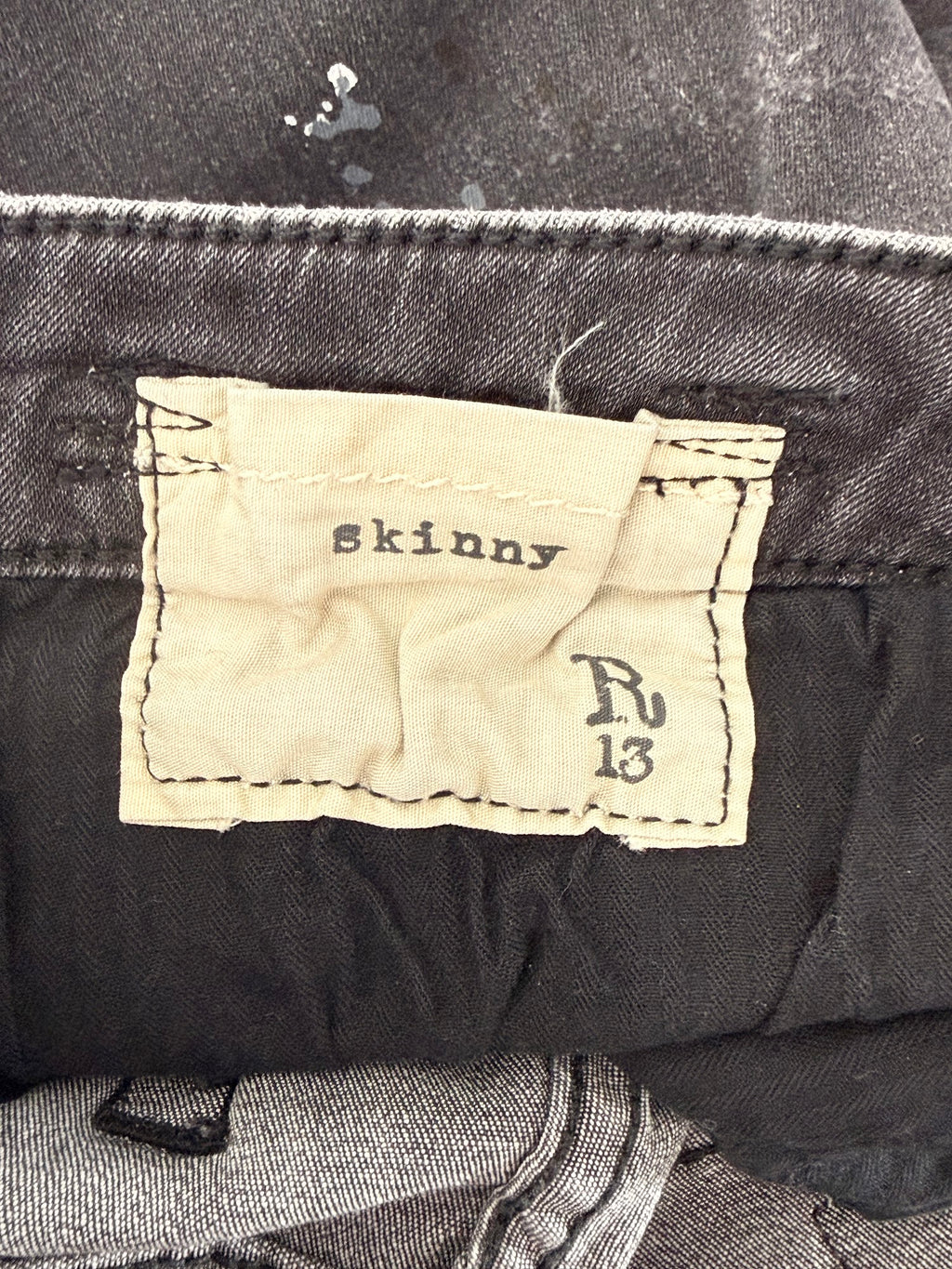 R13 skinny label