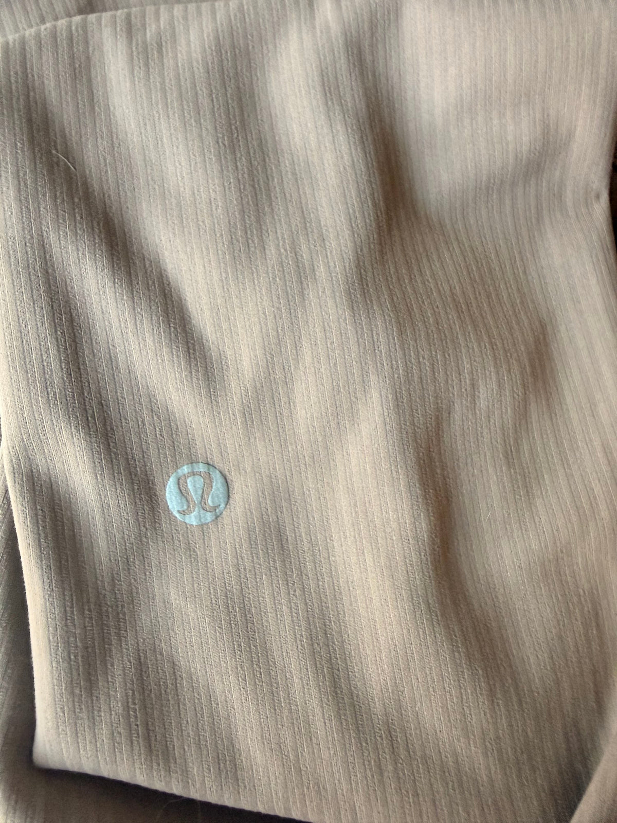 Lululemon Taupe Ribbed High-Rise Leggings Size 6