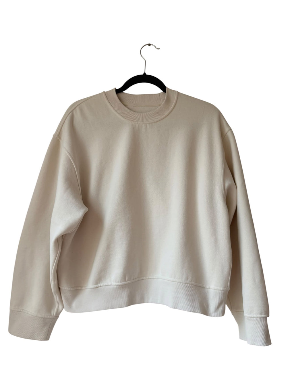 Lululemon Light Ivory Oversized Crewneck Sweatshirt Women’s Small US6