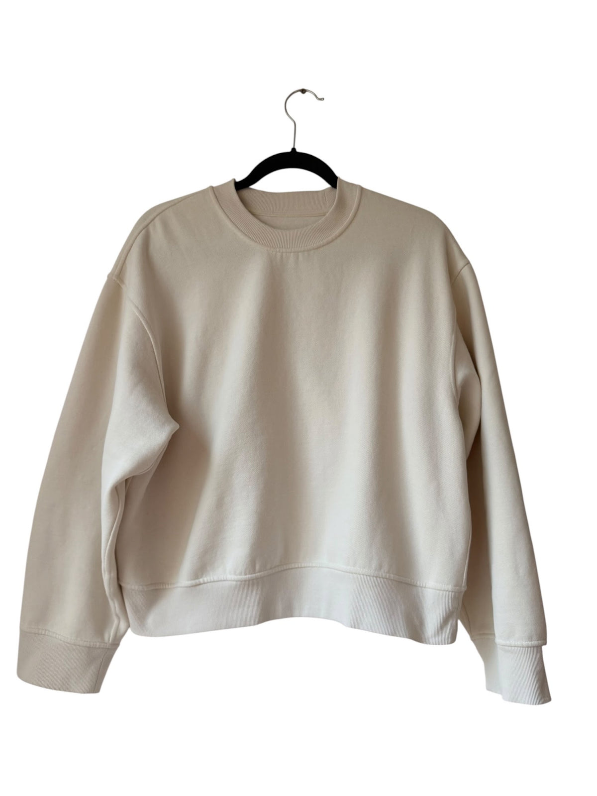 Lululemon Light Ivory Oversized Crewneck Sweatshirt Women’s Small US6