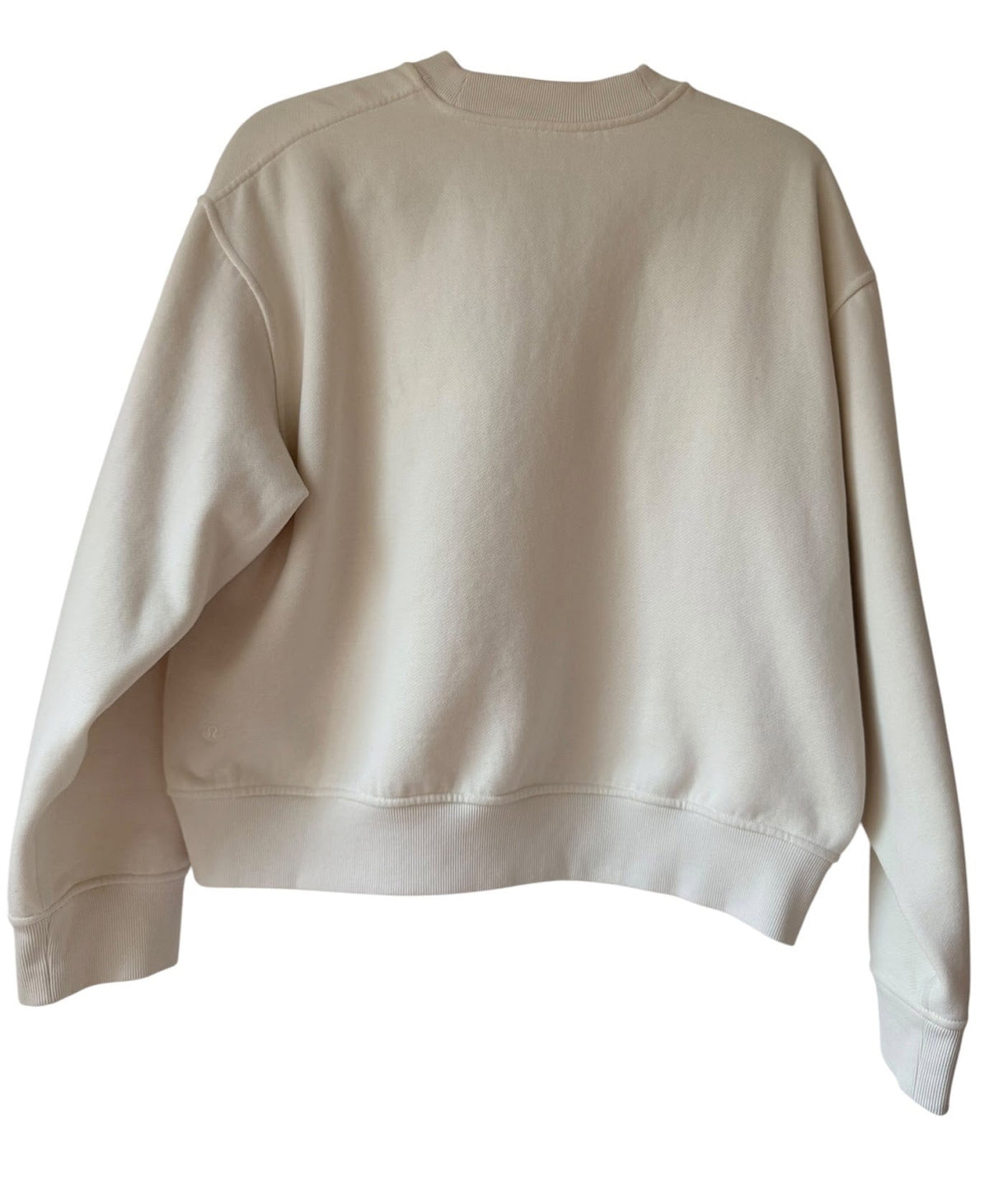 Lululemon Light Ivory Oversized Crewneck Sweatshirt Women’s Small US6