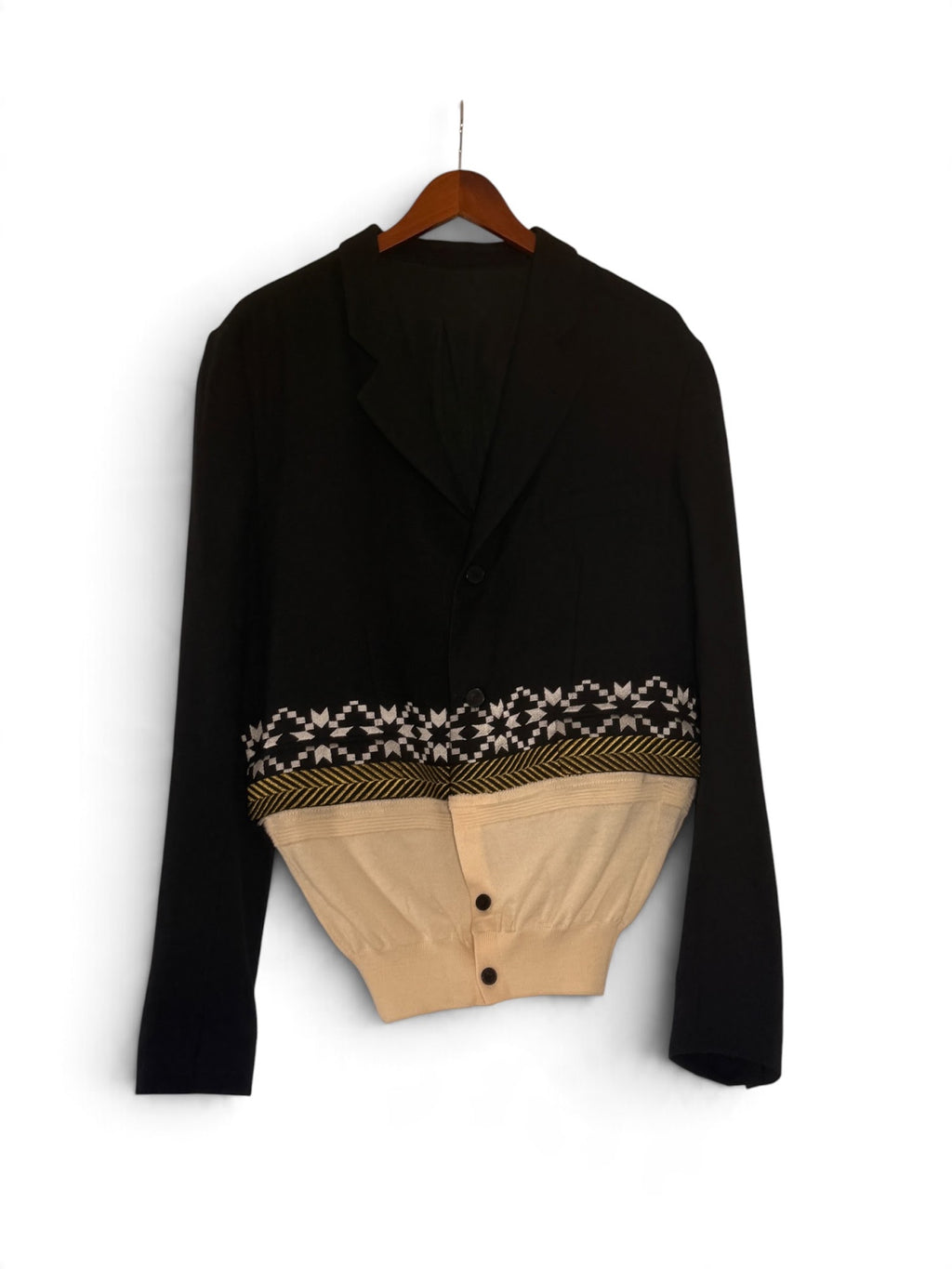 Haider Ackermann hybrid blazer angle