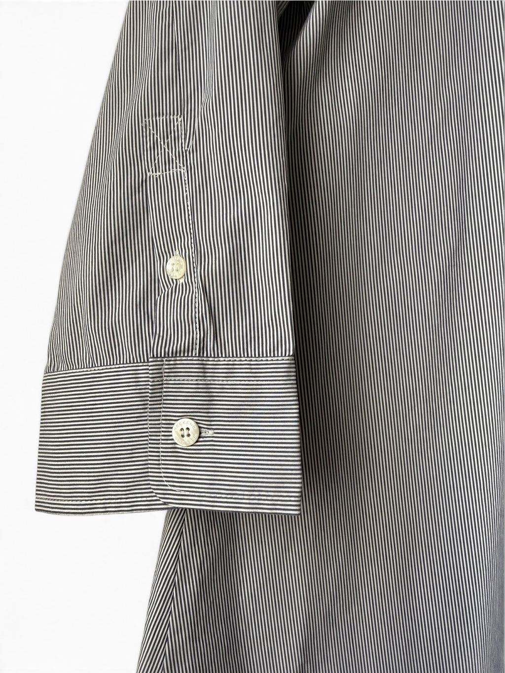 Weekend Max Mara grey striped blouse photo