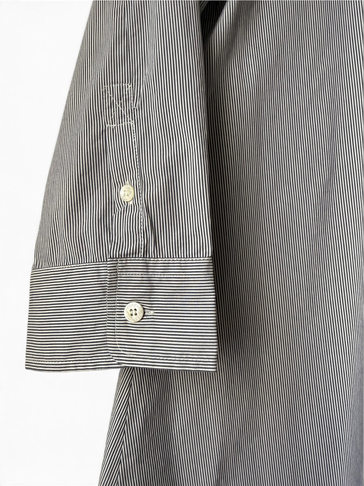 Weekend Max Mara grey striped blouse photo