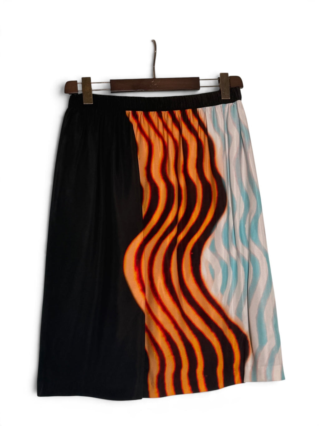 Dries Van Noten Len Lye print skirt photo