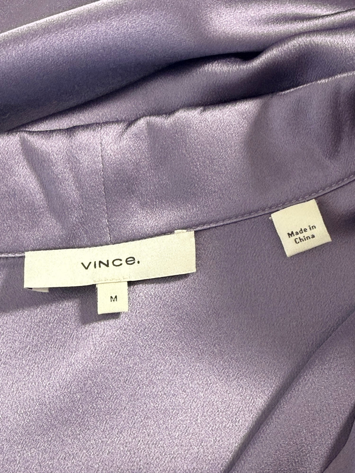 Vince label size M made in China