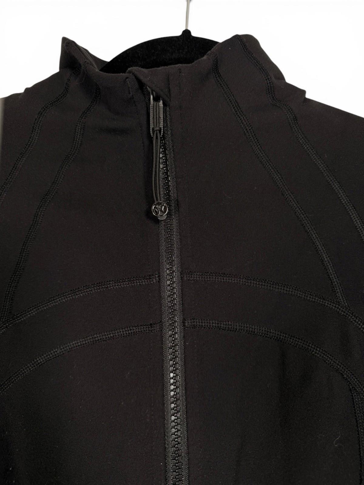 Lululemon Define Jacket Nulu Women’s US8 Black Full Zip Fitted Athletic Jacket - view 8