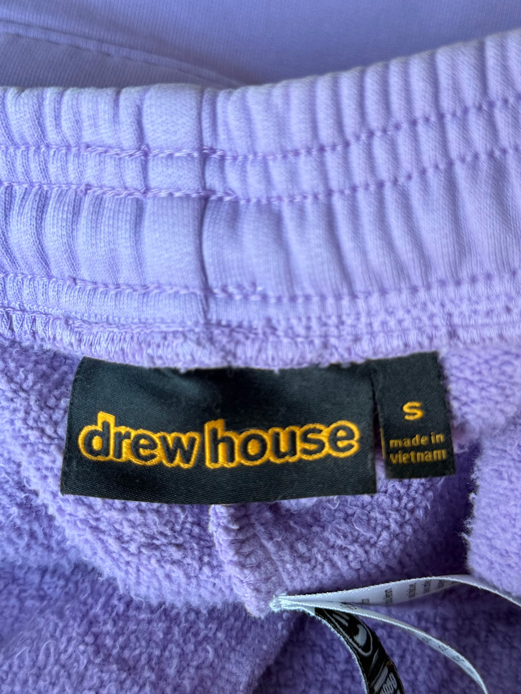 Drew House The OG House Lounge Sweatpants Lavender Purple Yellow Drawstring Small