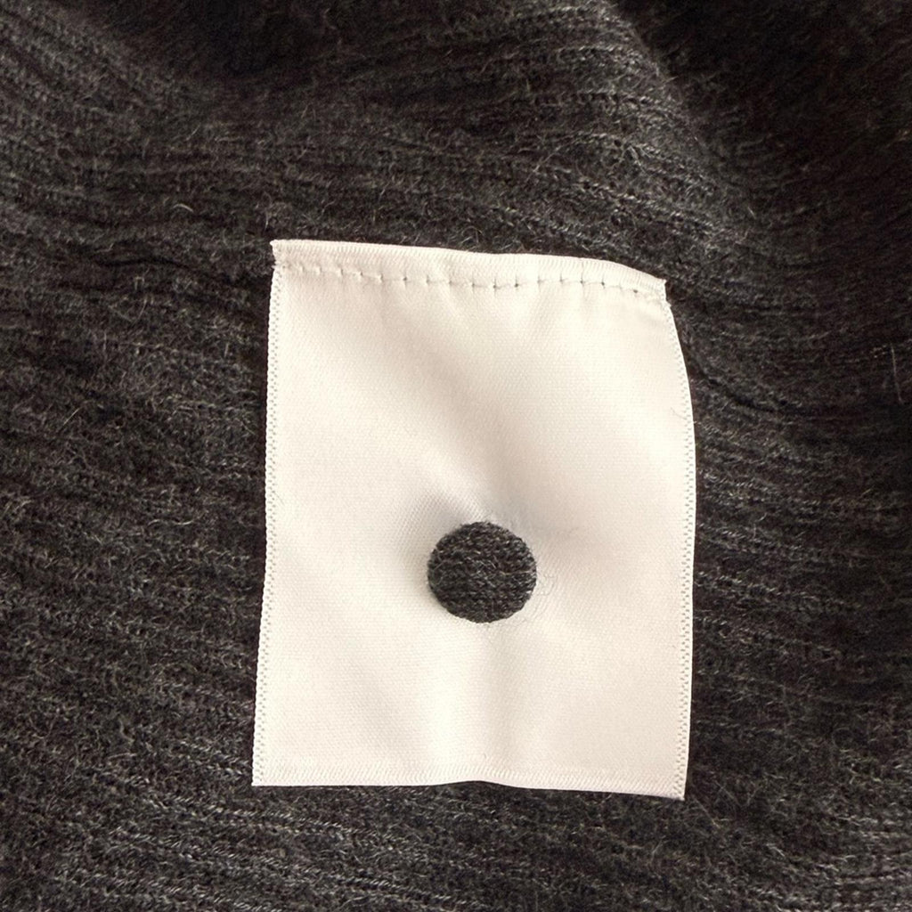 Lululemon Cashmere Cardigan Heathered Core Black Button Rib Knit Sweater Small - view 15
