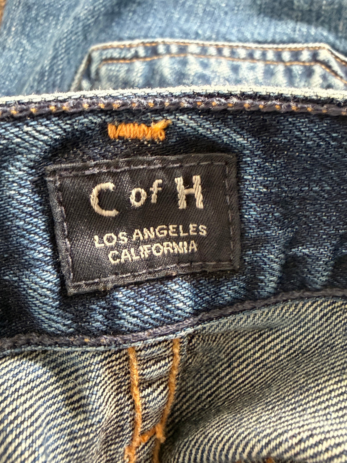 Citizens of Humanity Liya crop jeans label