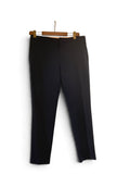 Chloé dark navy stretch virgin wool trousers front