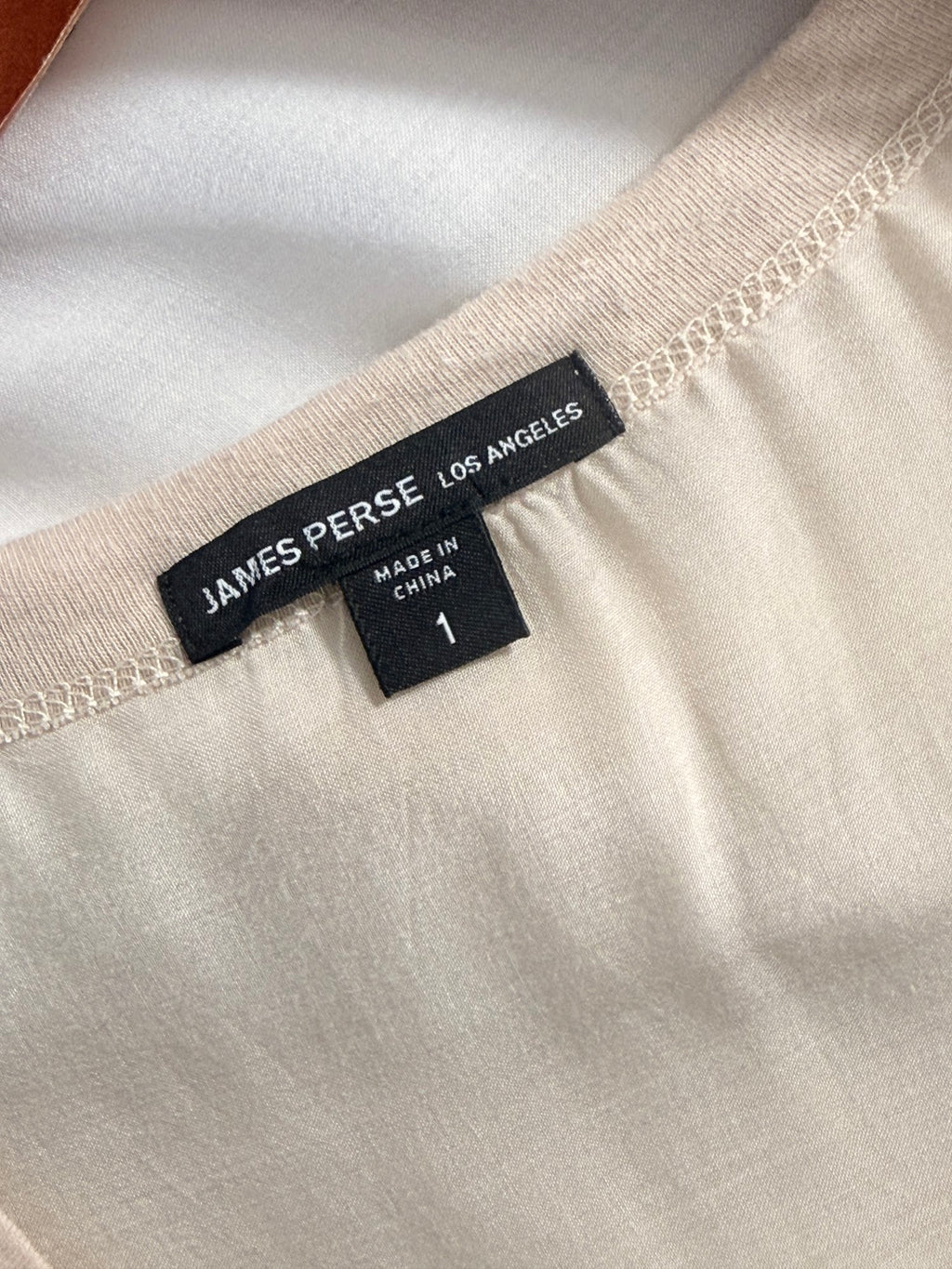 James Perse Los Angeles label size 1 made in China