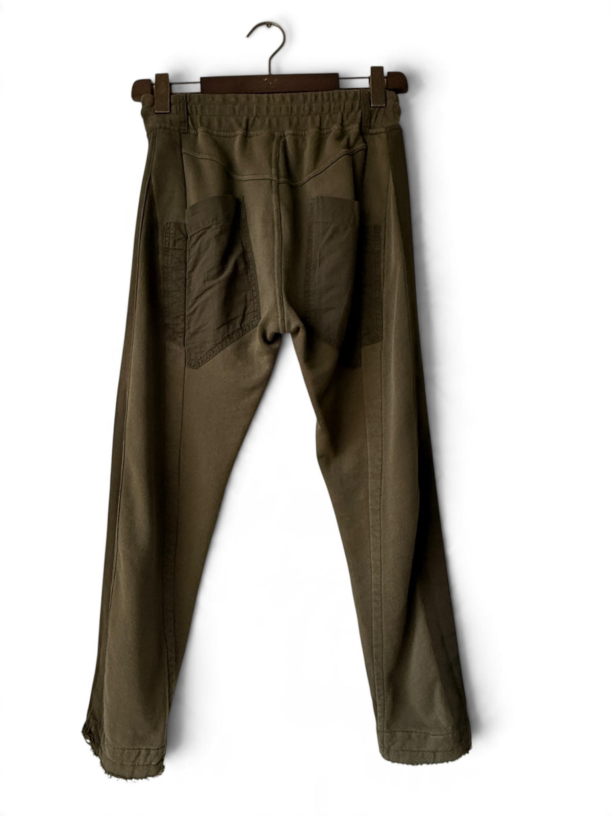 Haider Ackermann olive drop-crotch sweatpants photo