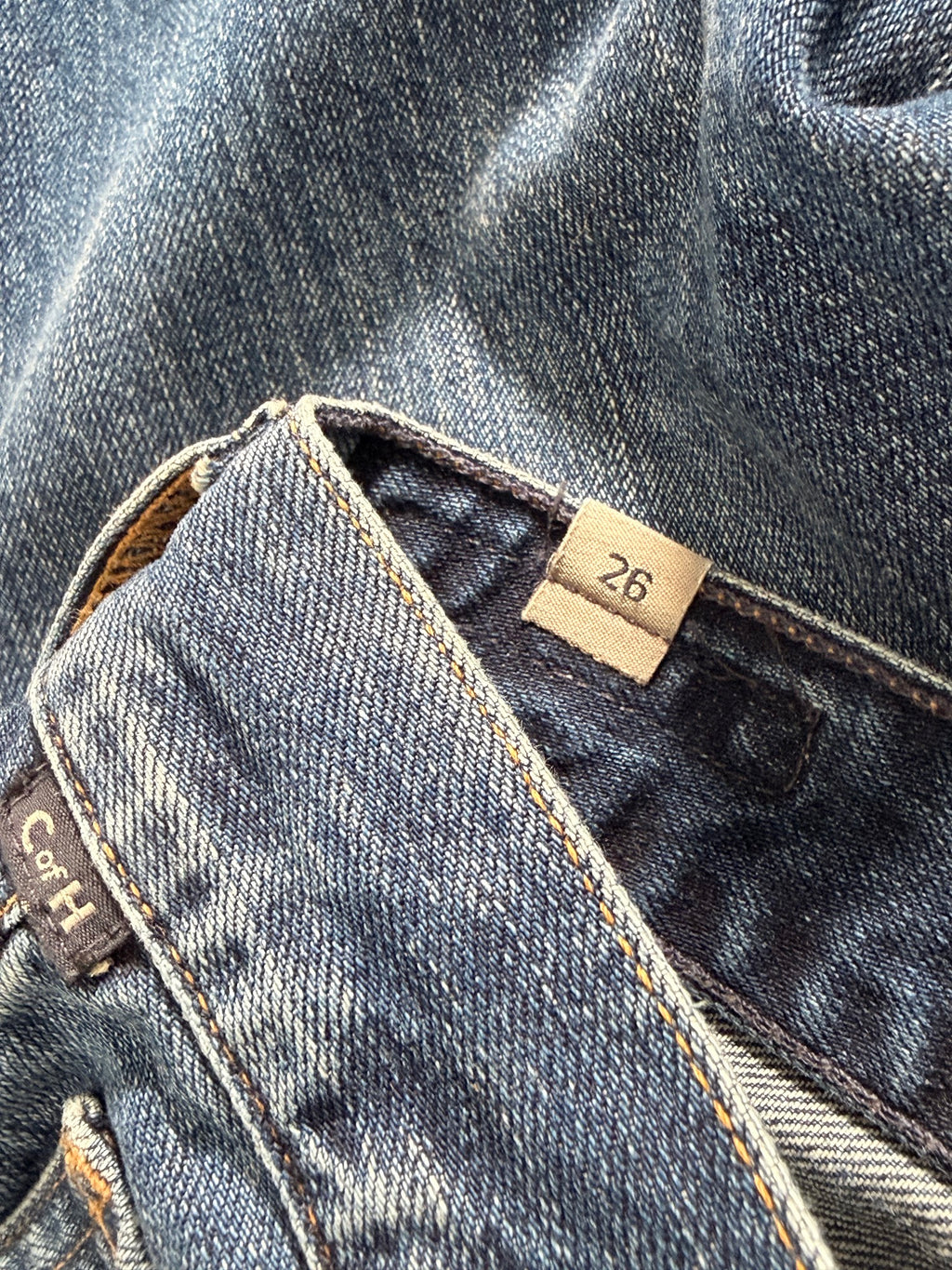 Citizens of Humanity Liya crop jeans label