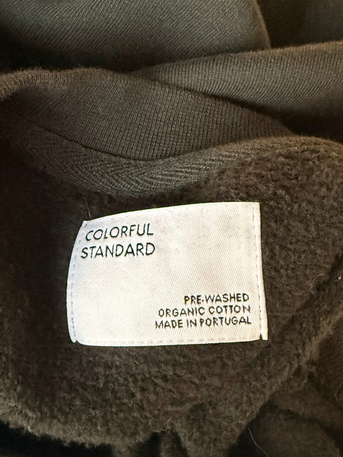 Colorful Standard brand label