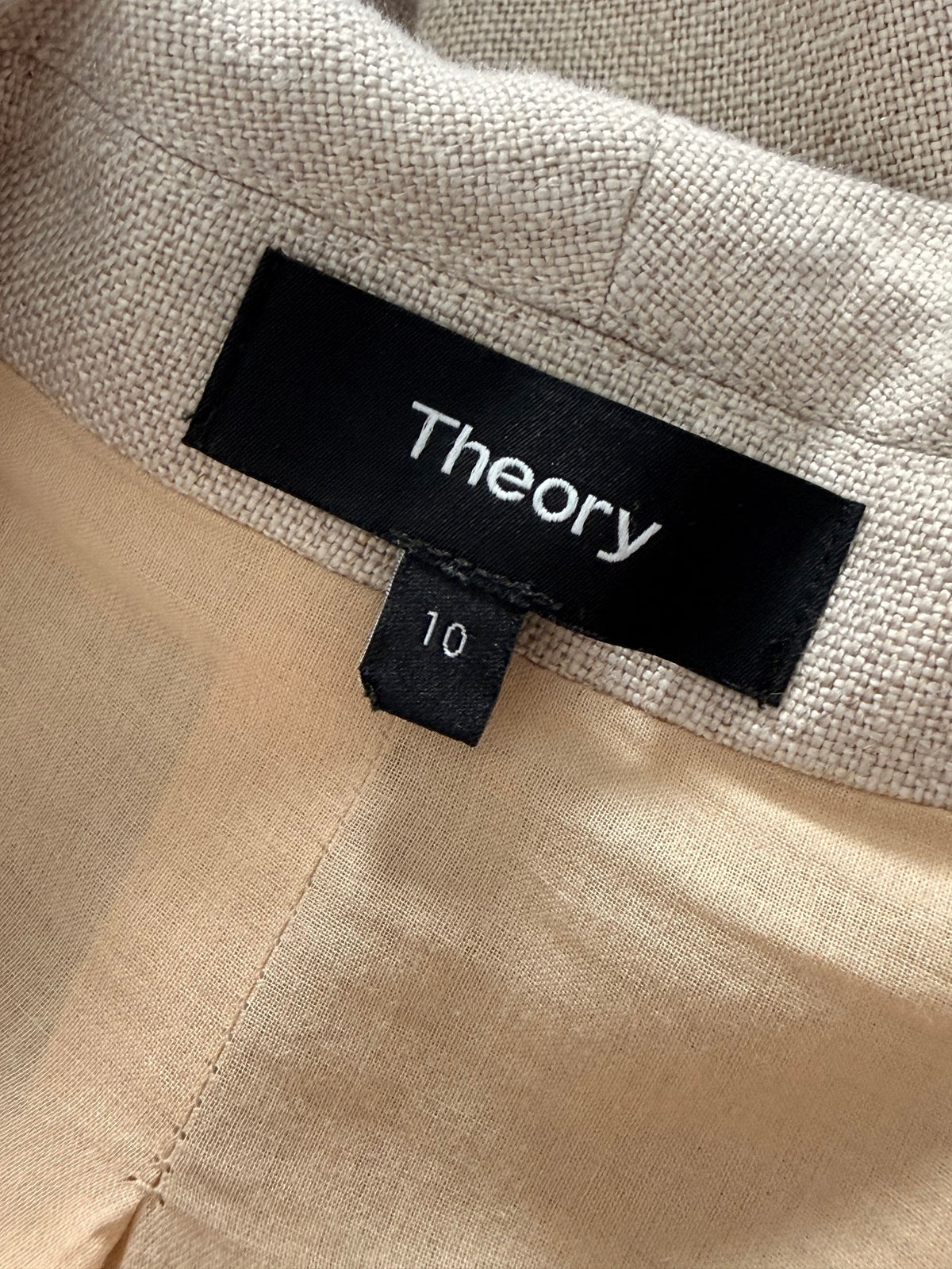 Theory label size 10