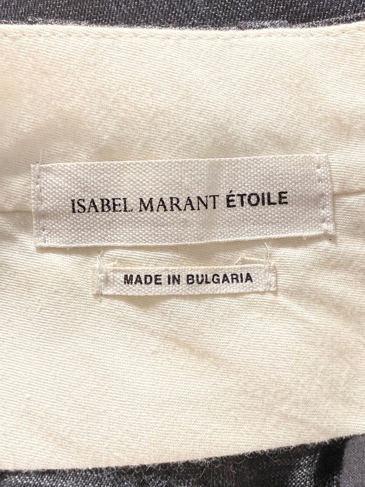 Isabel Marant Etoile brand label Made in Bulgaria