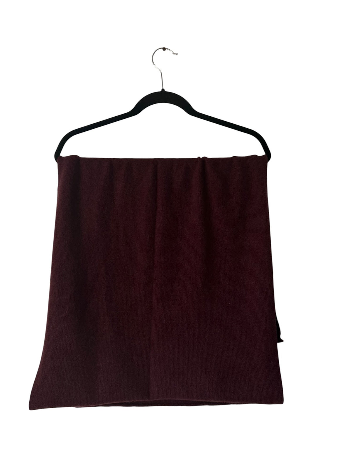 Aritzia Sumac Burgundy Cashmere Scarf