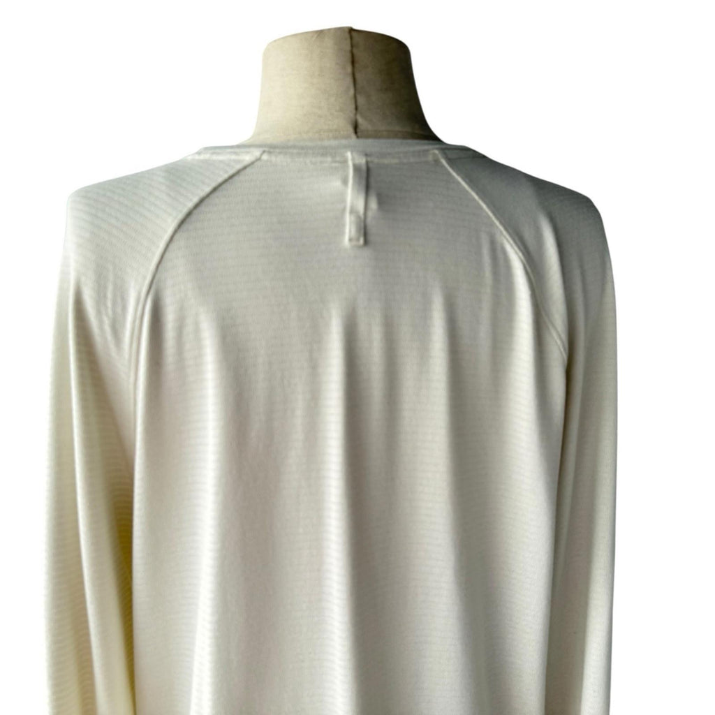 Lululemon Women Light Ivory License to Train Classic Fit Long Sleeve Shirt US8 M - view 6