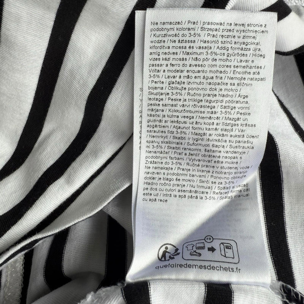 InWear Women EmmiIW Tank Top XS White Black Striped Cotton Sleeveless Tee Shirt - view 8