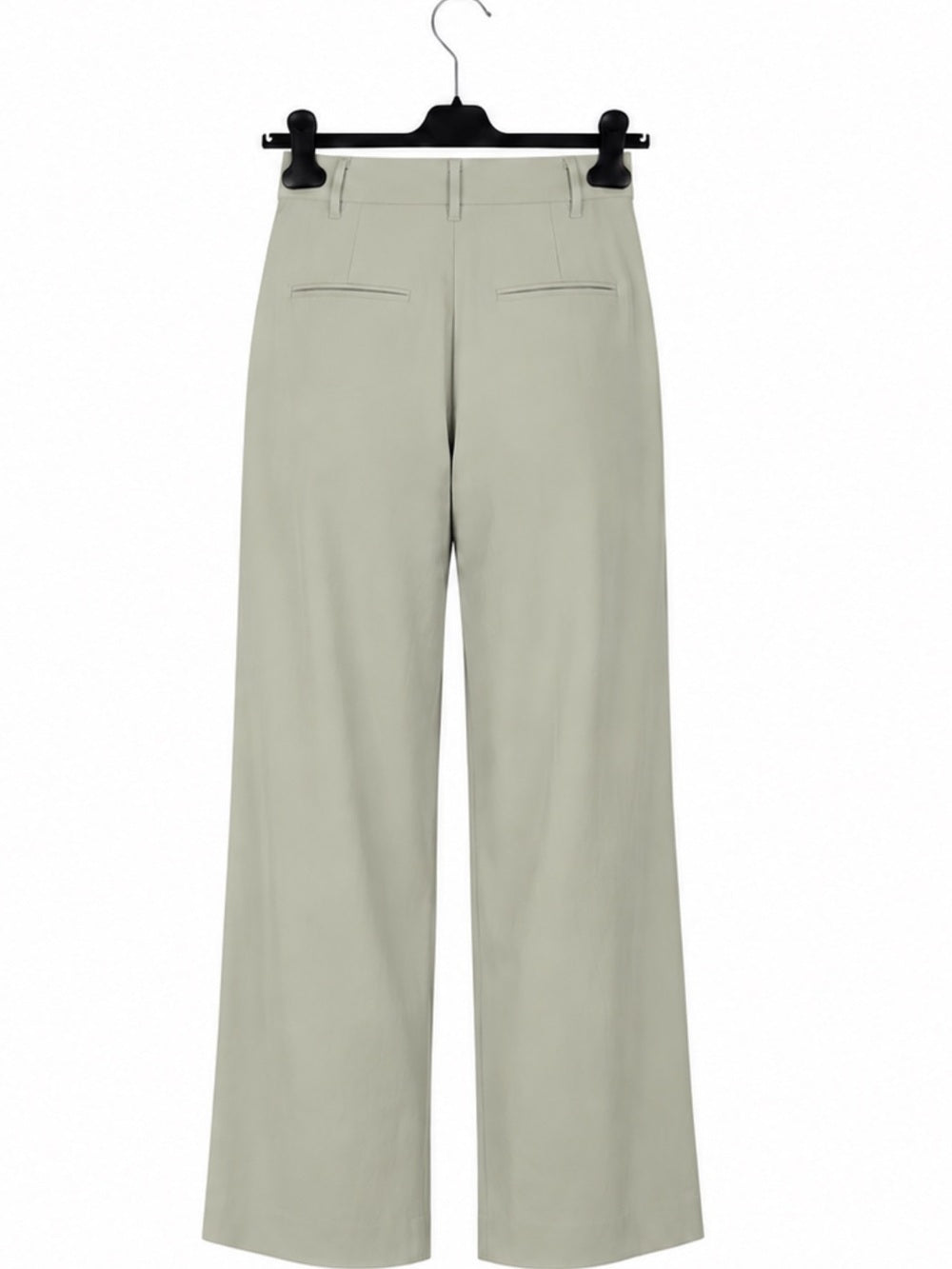 Aritzia Wilfred Effortless Pants Silver Sage Green Size 4 NWT Wide Leg Trousers - view 8