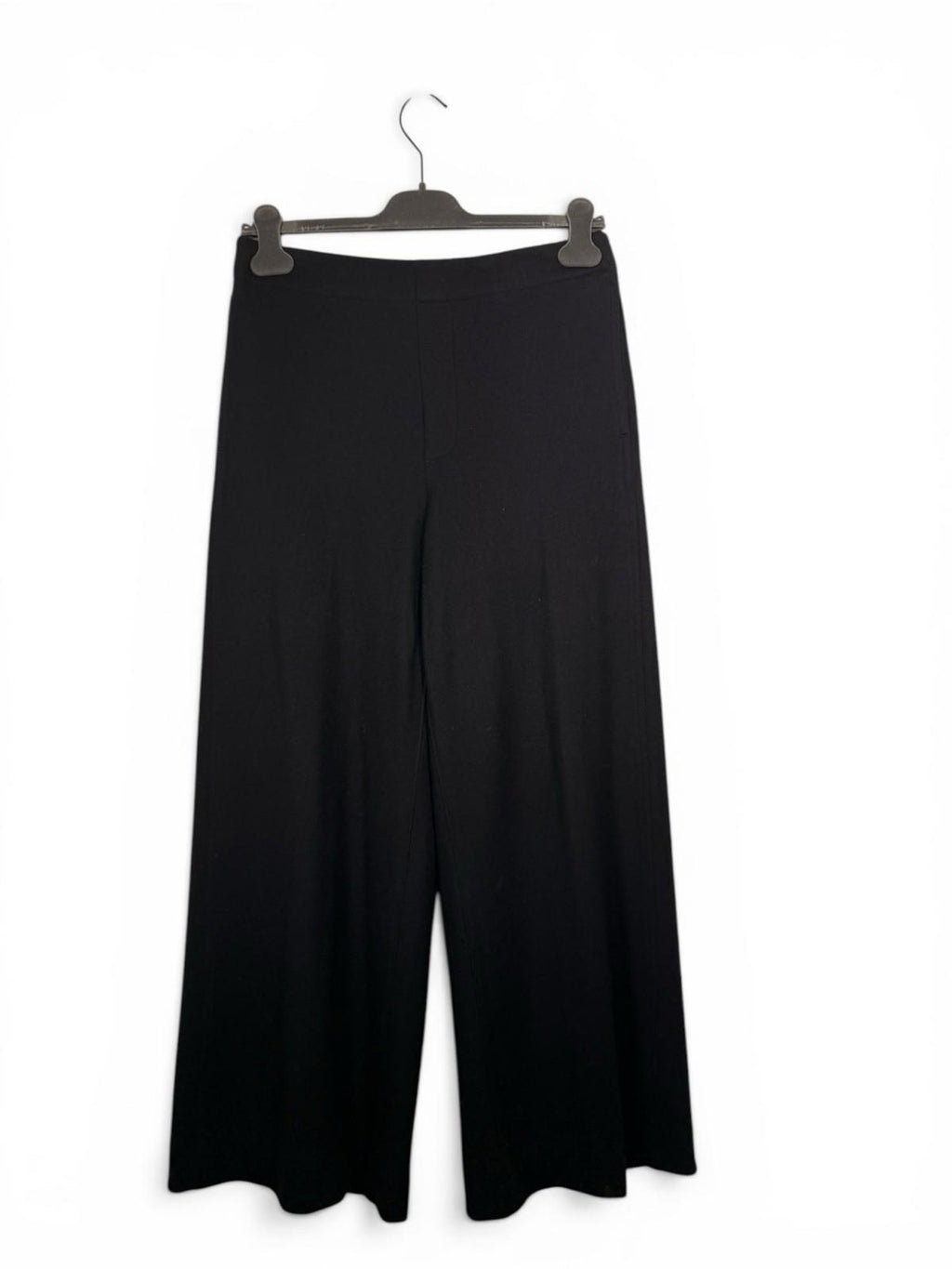 Rag & Bone Lily Trouser Women’s Medium Black 100% Wool Wide Leg High Rise Pants - view 5
