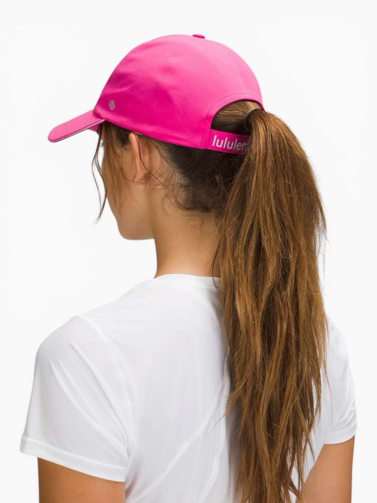 Lululemon Fast and Free Running Hat Women's Small Medium Sonic Pink Swift Cap - view 2