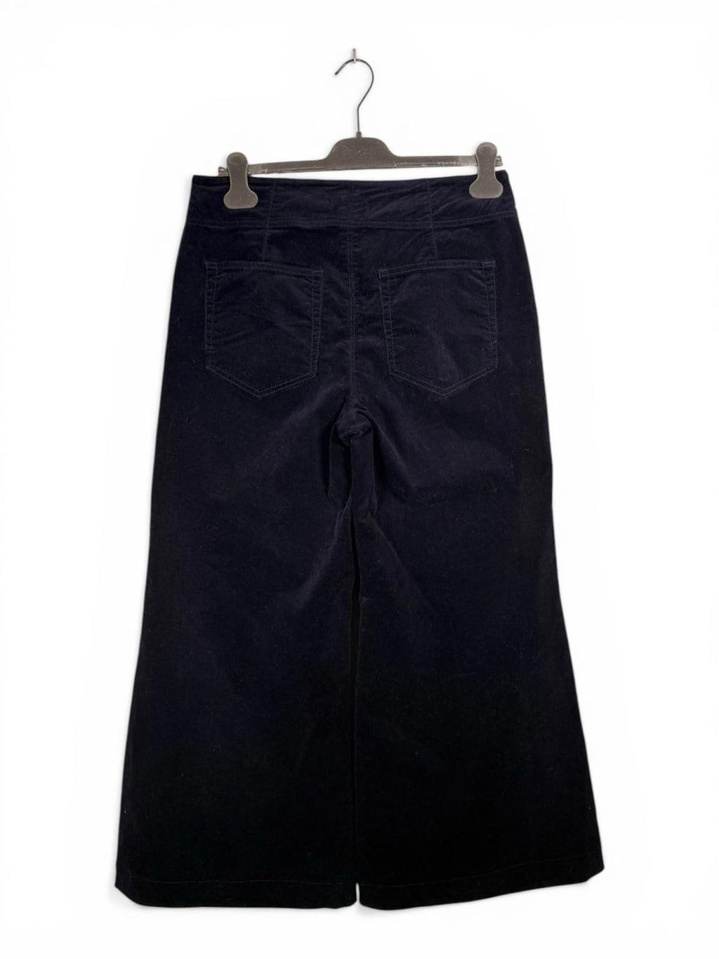 ME+EM Travel Palazzo Pant Navy Italian Cord Women's US 10 UK 14 SS25 Wide Leg - view 6