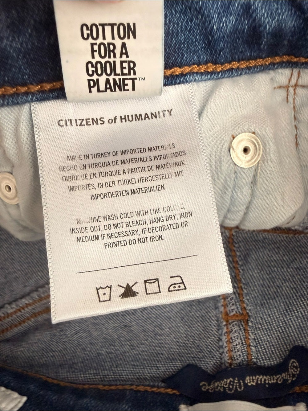 Citizens of Humanity Palma Crop Wide Leg Jeans Medium Wash Women's 27 Denim - view 10