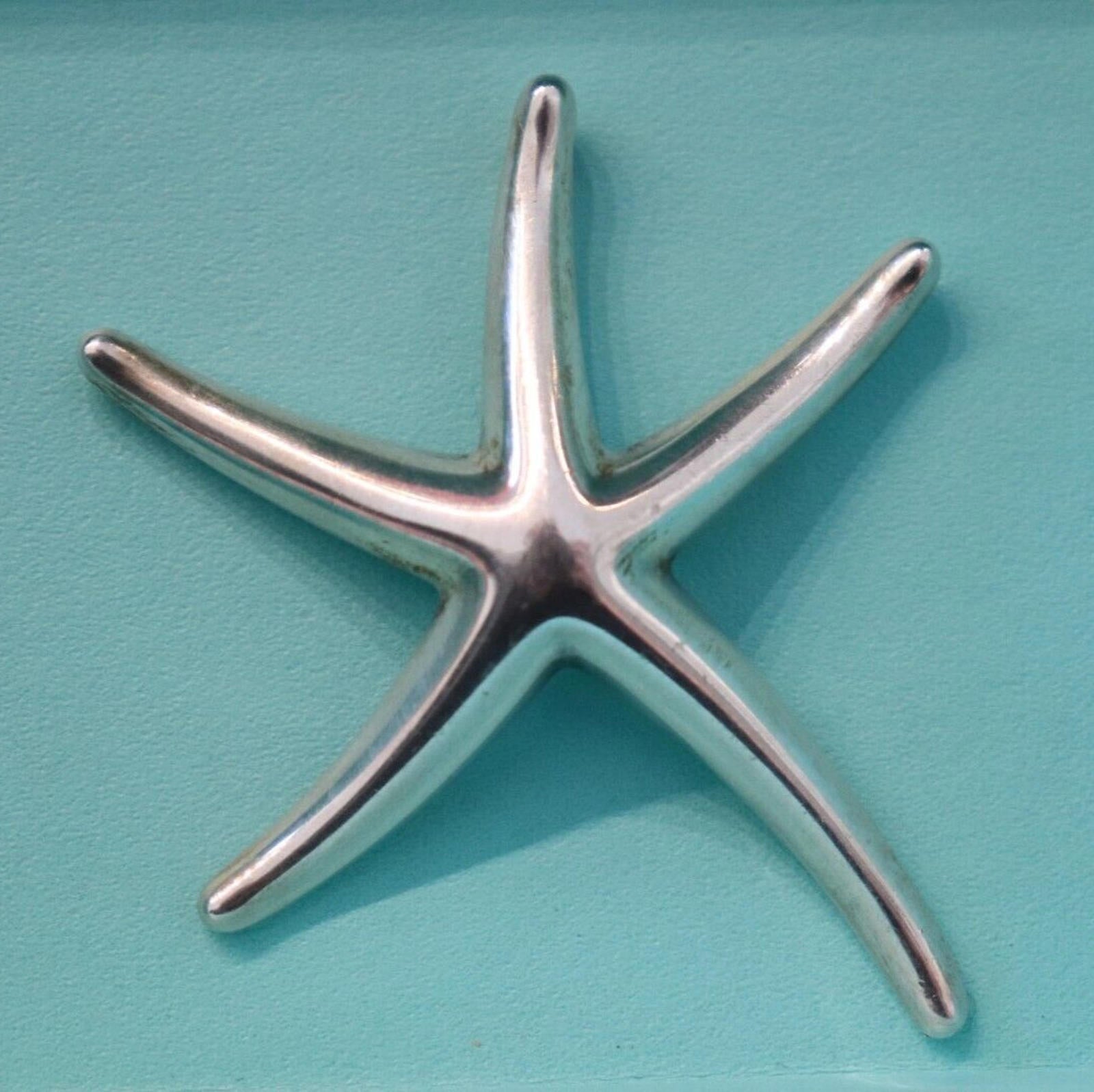 Tiffany & Co. x Elsa Peretti Women's Silver Starfish Pendant 925 1993 Vintage - view 3