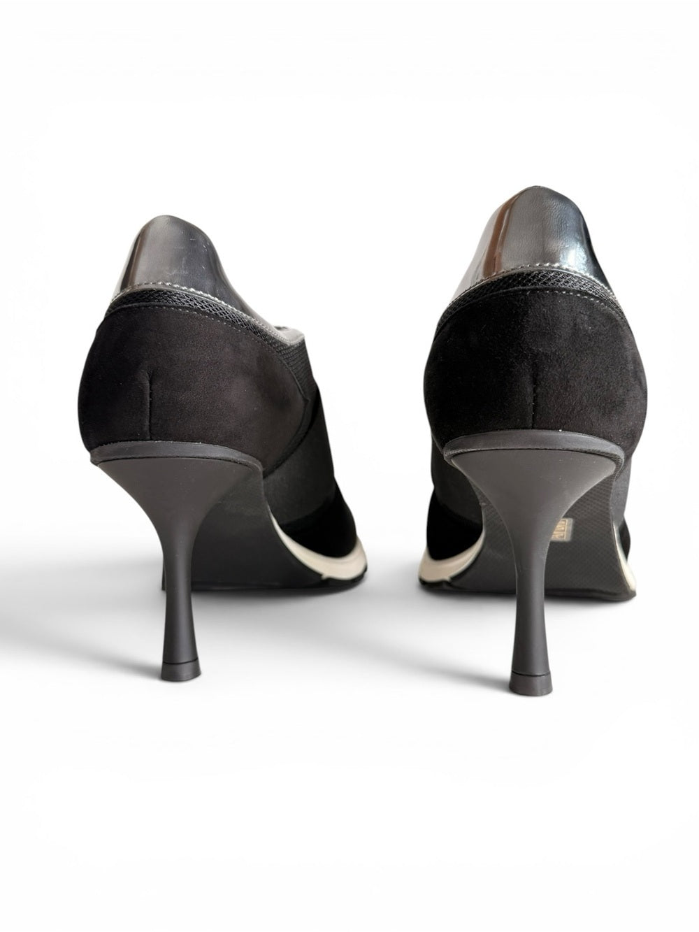 Sneex The Icon Black Hybrid Sneaker Heels Women's Size 9 Luxury Shoes NWOT - view 7