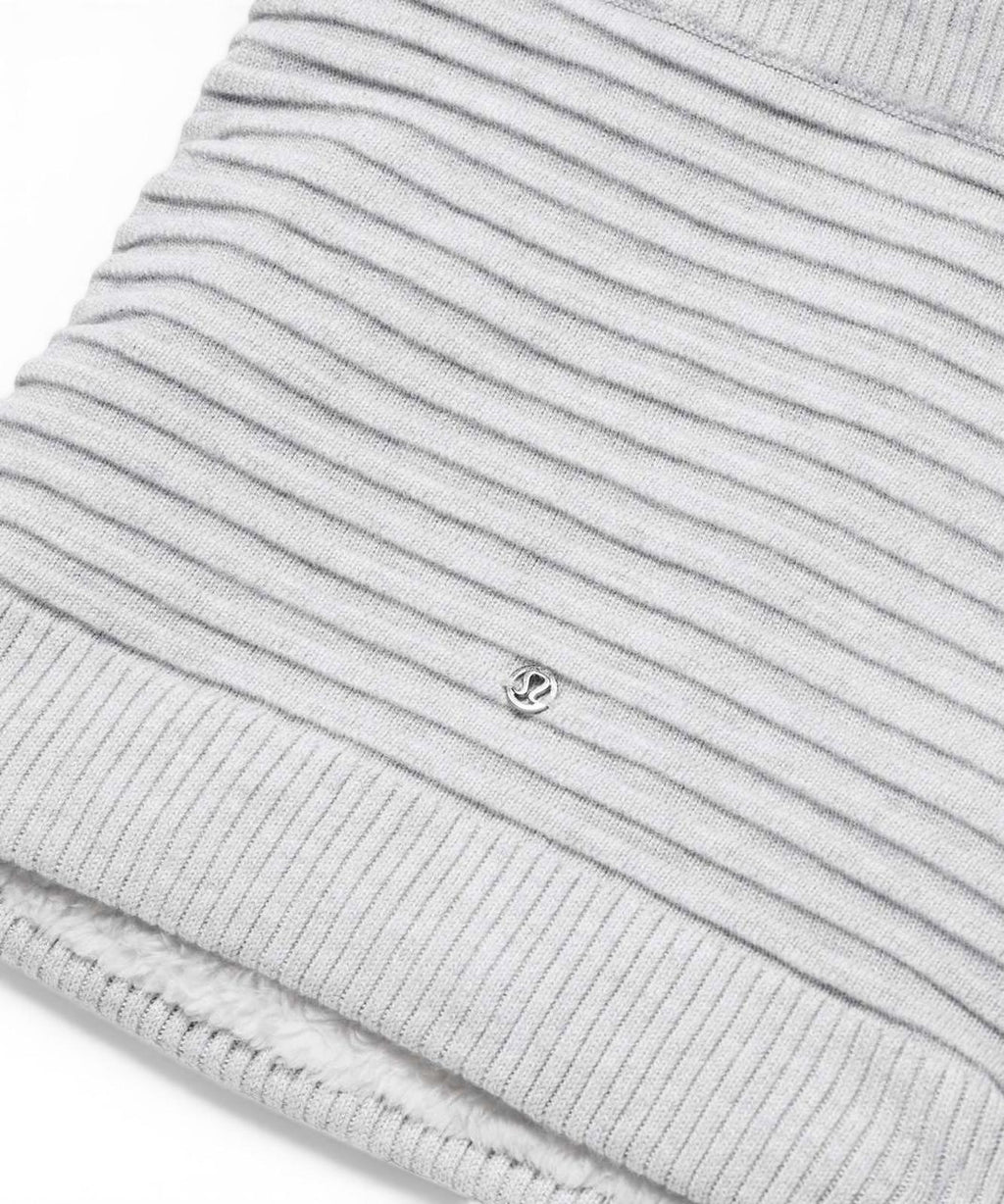 Lululemon Sweet and Sherpa Neckwarmer One Size Heathered Core Ultra Light Grey - view 2