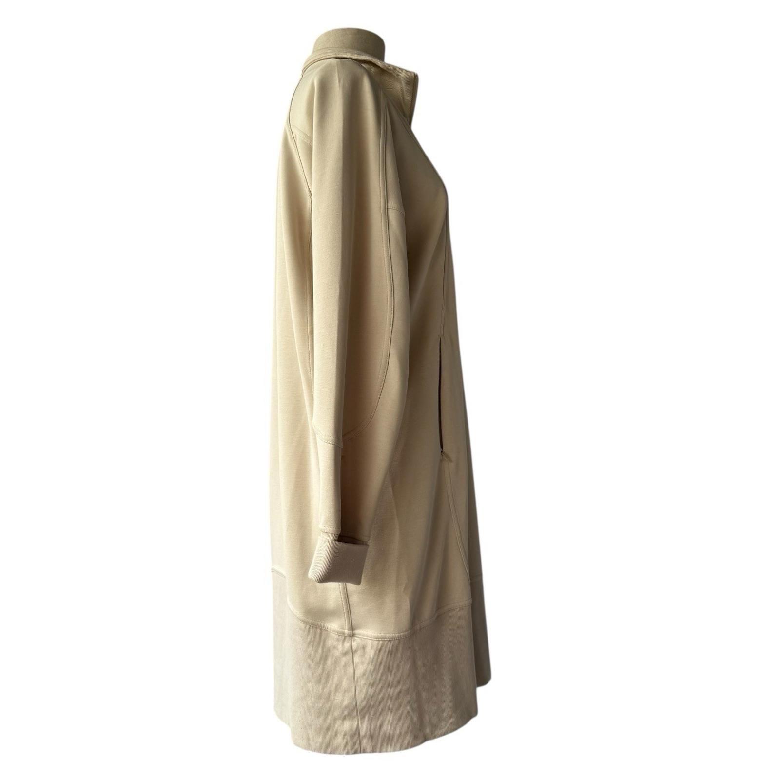Lululemon Women’s Softstream Long Sleeve Half Zip Dress Bone Beige US 8 Medium - view 7